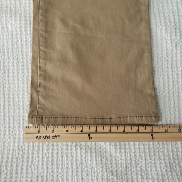 Faded Glory Jeans Womens 8 Average Tan Mid Rise Stretch Bootcut 1972 - Picture 7 of 11